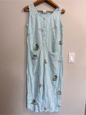 Mill Valley Clothing Company Vintage Linen Jumpsuit
